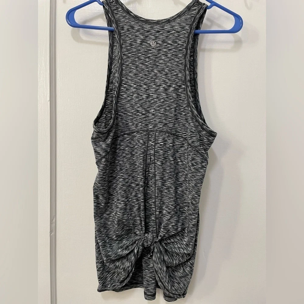 Lululemon Goal Up Tank Spaced Out Space Dye Black White